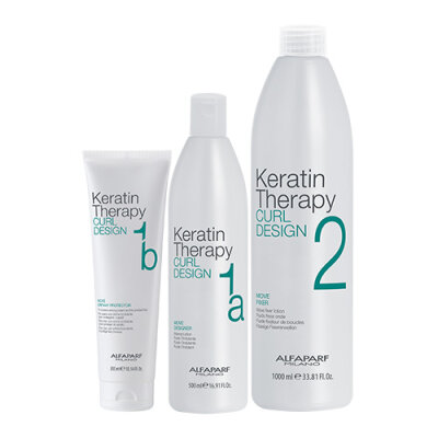 Innovatives Keratin Dauerwelle-System