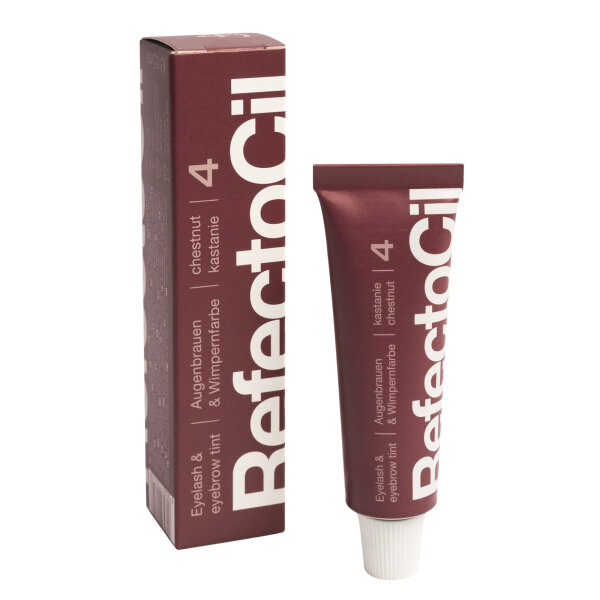 RefectoCil Augenbrauen- und Wimpernfarbe kastanie 4 - 15ml