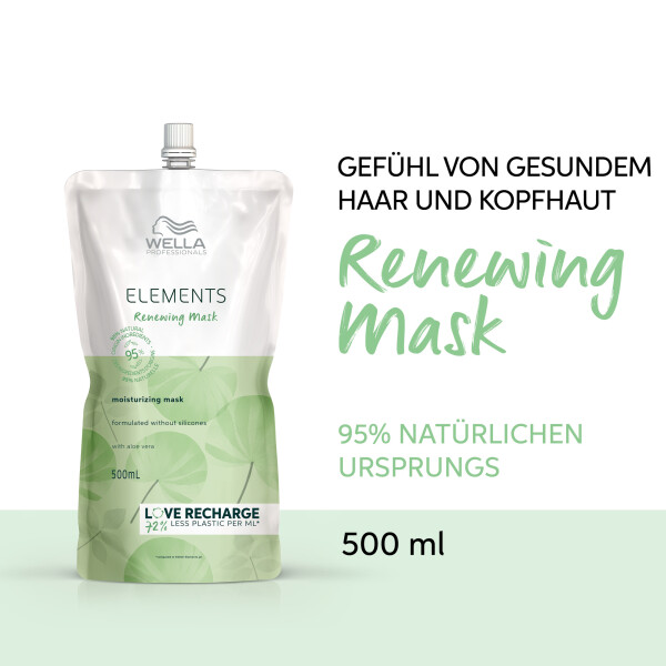 Wella Professionals Elements Renewing Mask 500ml - Nachf&uuml;llpack