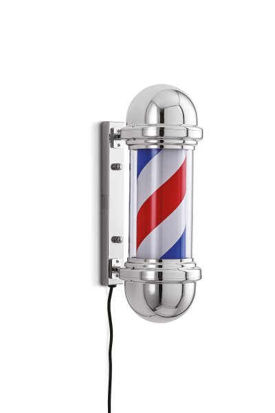 XanitaliaPro Barber Indoor Poste Luminoso De Barbero Silber