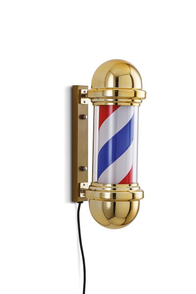 XanitaliaPro Barber Indoor Poste Luminoso De Barbero Schwarz