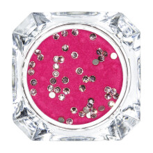 XanitaliaPro Diamond Stone Set: Crystal, Pink, Purple - &Oslash; 1,5/2mm