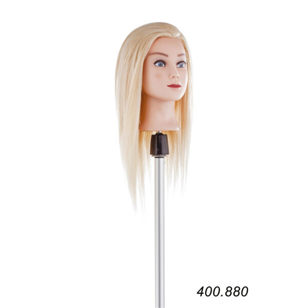 XanitaliaPro Langes Haar &Uuml;bungskopf L&auml;nge 50 cm Blond