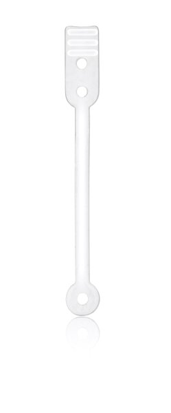 XanitaliaPro Flache Silikon-Haargummis 70mm 50 St&uuml;ck