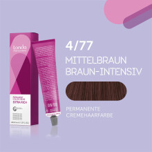 Londa Professional Extra Rich Cr&egrave;me Permanente Cremehaarfarbe 4/77 Mittelbraun braun-intensiv 60ml