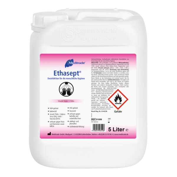 Meditrade Ethasept H&auml;ndedesinfektionsmittel, 5L