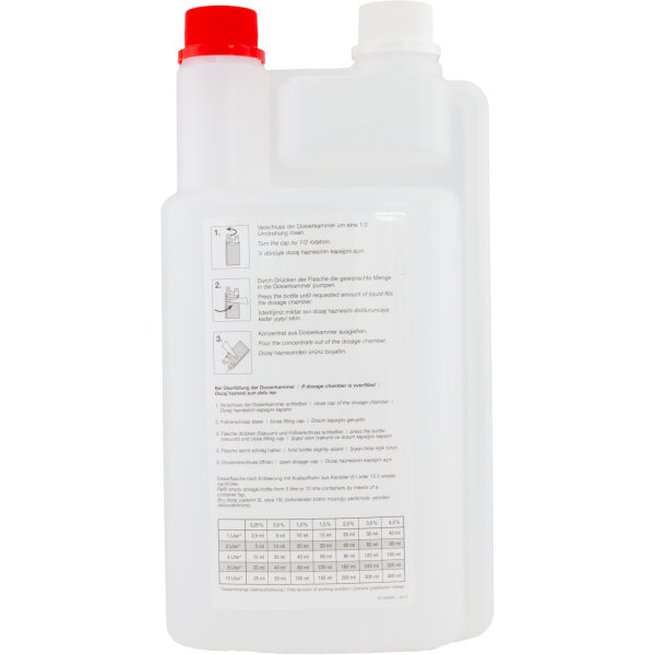 Dosierflasche f&uuml;r Perfektan TB 1 Liter mit 60 ml...