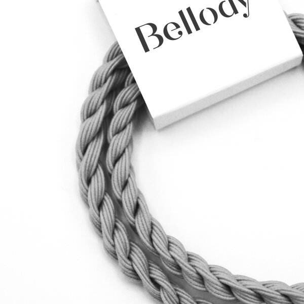 Bellody Original Haargummis (4 St&uuml;ck - Urban Gray)