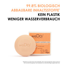 weDo/ Professional Moisture &amp; Shine No Plastic Shampoo - Solid Shampoo Bar 25g
