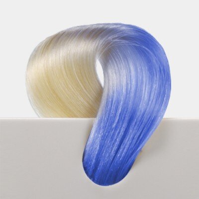 L.A. Hairstyles Bicolor Centralblond Nature Gold/Blue 35cm