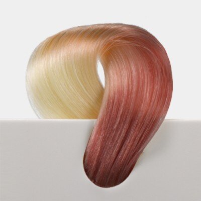 L.A. Hairstyles Bicolor Centralblond Nature Gold/Red 25cm