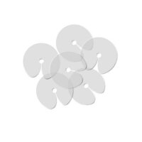 L.A. Hairstyles Plastikshield 12Stck.