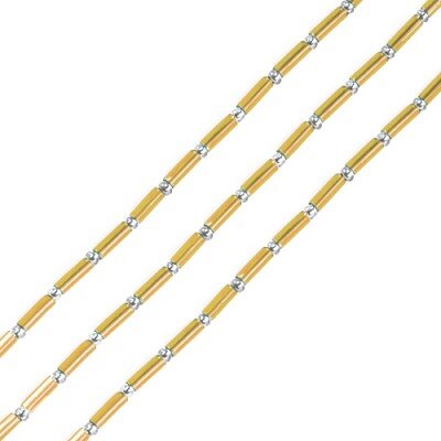 L.A. Hairstyles Fun Pearls Silver/Gold 27cm