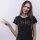 Velly T-Shirt Black mit Strass Logo Velly