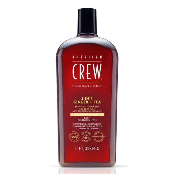 American Crew 3-IN-1 Ginger + Tea ENERGIZING 1000ml