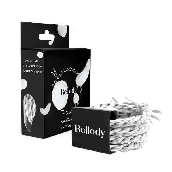 Bellody Original Haargummis (4 St&uuml;ck - White Canyon)