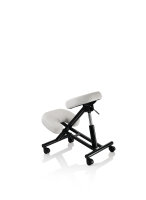 XanitaliaPro Sgabello Ergonomico Master Inox. Wei&szlig;