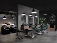XanitaliaPro Hair Granada Gr&uuml;n Barbiersessel