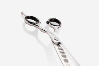 XanitaliaPro Iwasaki Master Offset Haarschneidescheren 5,5&rdquo; Effilierschere 32 Z&auml;hne