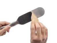 XanitaliaPro Ergo Inox 2-Seitige Pedik&uuml;r-Raspel aus Rostfreiem Stahl