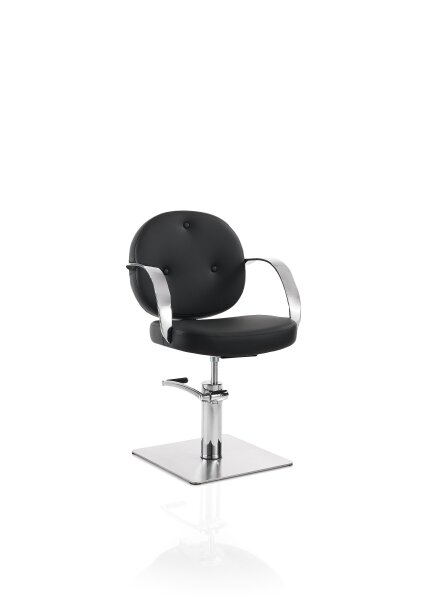 XanitaliaPro Hair Colette Friseurstuhl Eckiger Fu&szlig;