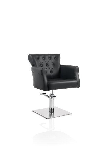 XanitaliaPro Hair Throne Friseurstuhl Eckiger Fu&szlig;
