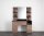 XanitaliaPro Barber 2 Barbierschrank Schwarzes Laminat & Eiche