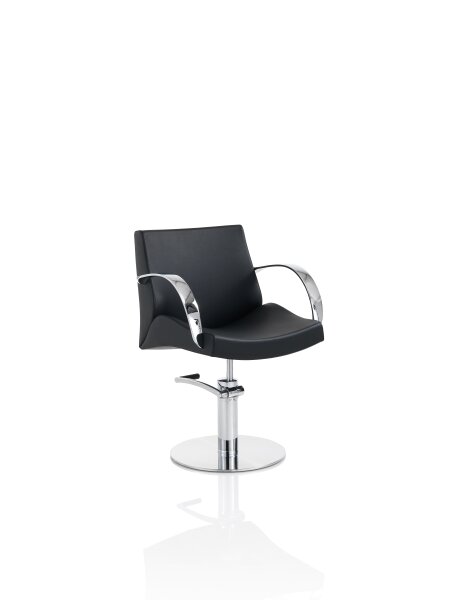 XanitaliaPro Hair Moon Friseurstuhl Runder Fu&szlig;