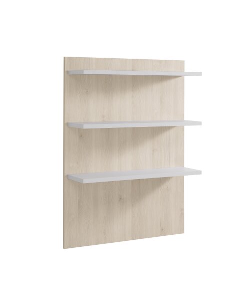 XanitaliaPro Wandvitrine L&auml;rche Natur und Laminat...