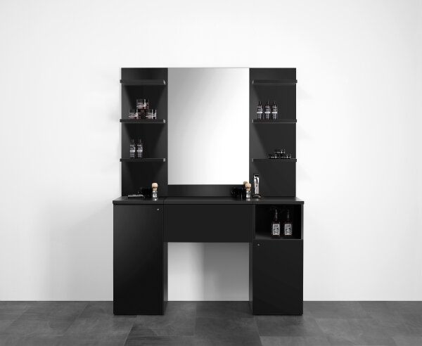 XanitaliaPro Barber Station Standard Black Barbierschrank...