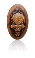 XanitaliaPro Barber Pro Skull Oval Palm Brush