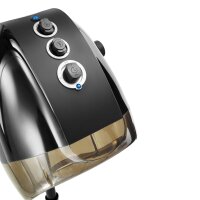 XanitaliaPro Eolo Ionic & Antistatic 1600 Stand Professionelle Trockenhaube, Schwarz