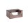 XanitaliaPro Wandschrank mit Waschbecken, Schwarz & Eiche