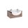 XanitaliaPro Wandschrank mit Waschbecken, Schwarz & Eiche