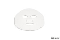XanitaliaPro Wei&szlig;e Gesichtsmaske aus Vlies, glatt aus Baumwollmix, cm 22 - 50 g, Polybag 100 St&uuml;ck