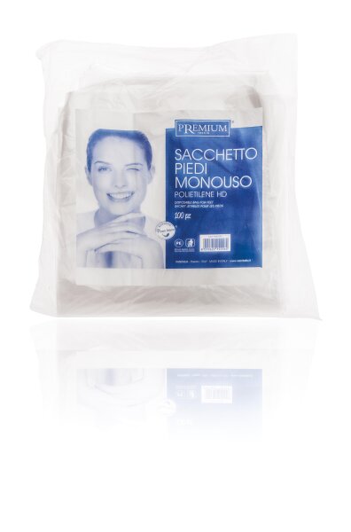 XanitaliaPro Einweg-Fu&szlig;beutel, Polybag 100 St&uuml;ck