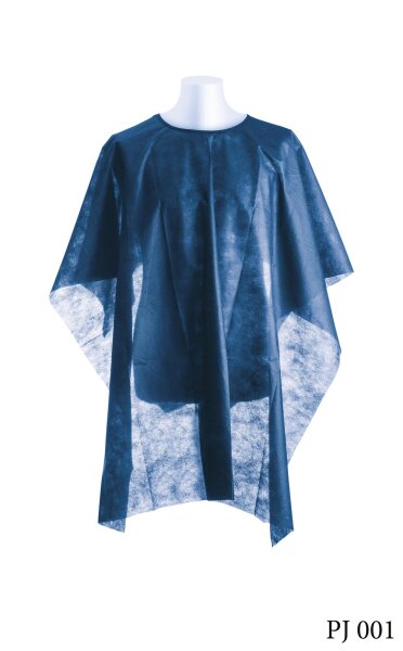 XanitaliaPro Blauer Friseurumhang, Vlies,...