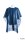 XanitaliaPro Blauer Friseurumhang, Vlies, Schn&uuml;rverschluss, Polybag 10 St&uuml;ck
