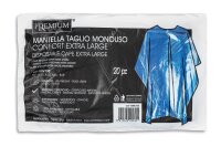 XanitaliaPro Einweg-Umhang Komfort aus PE f&uuml;r Friseure, Navy Blau, 110 x 130, Polybag 20 St&uuml;ck