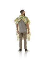 XanitaliaPro Einweg-Friseurumhang aus PE, Extra Large, Large Barber, Army, cm 100 x 130