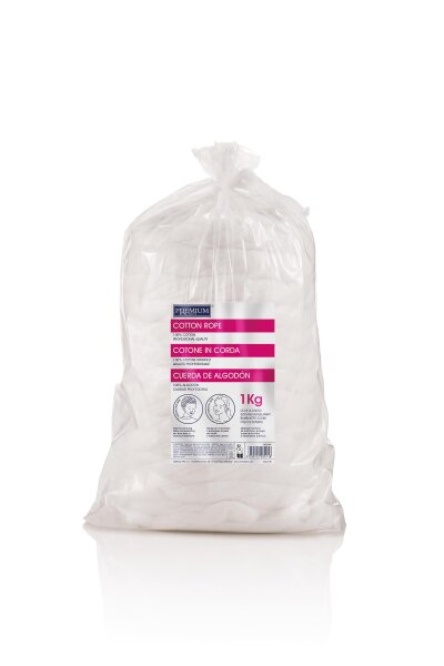 XanitaliaPro Baumwollkordel, 100% Baumwolle - 1 kg