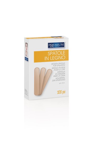 XanitaliaPro Holzspatel zur Epilation, Pack 100, cm 15