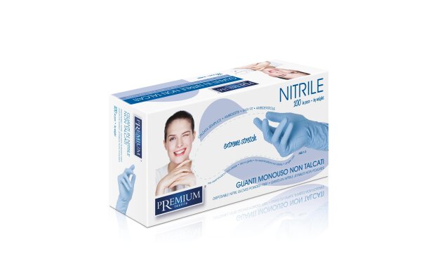 XanitaliaPro Puderfreie Nitrilhandschuhe, Taglia S - 1...