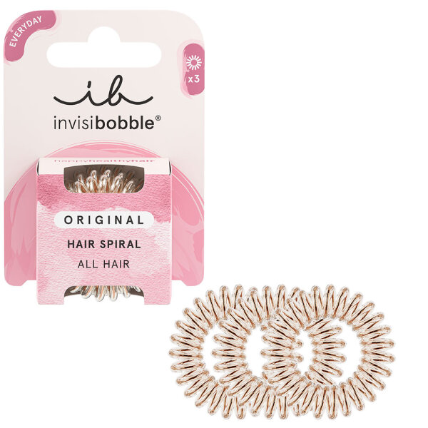 Invisibobble ORIGINAL Bronze Me Pretty 3 St&uuml;ck