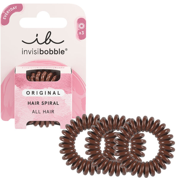 Invisibobble ORIGINAL Pretzel Brown 3 St&uuml;ck