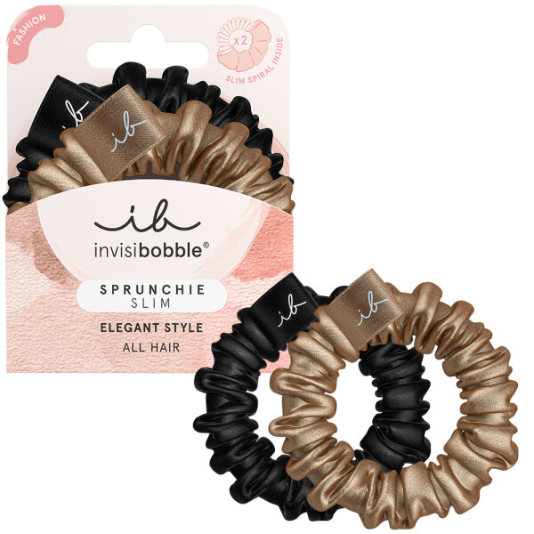 Invisibobble SPRUNCHIE SLIM True Golden 2 St&uuml;ck