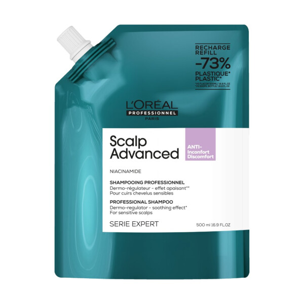 LOr&eacute;al Professionnel Serie Expert Scalp Advanced Anti-Discomfort Dermo-Regulator Shampoo Refill 500ml
