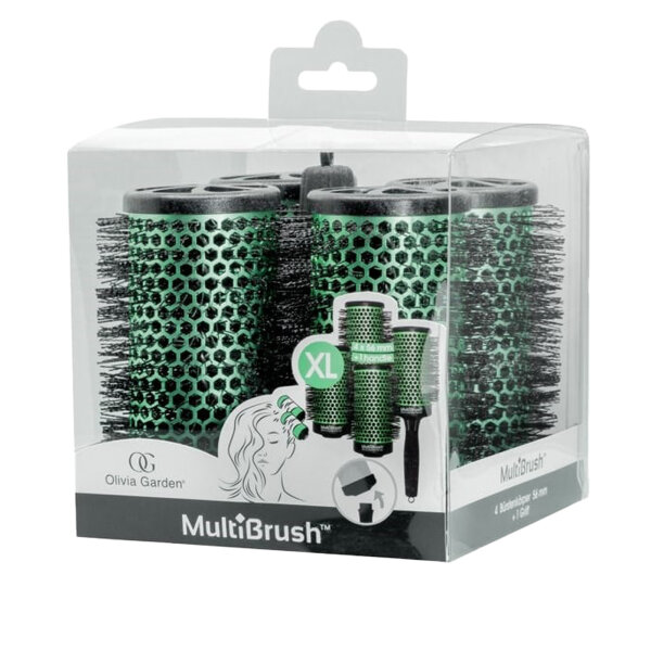 Olivia Garden Multibrush 4er Set 56/75 mm gr&uuml;n