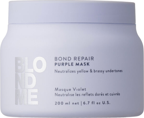 Schwarzkopf Blondme Bond Repair Purple Mask 200ml