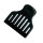 Comair Abteilklammer Plastik Butterfly 6er schwarz